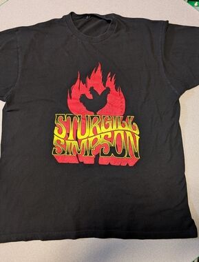 Sturgill Simpson Men's XL T-shirt Tultex Black Crewneck Tee